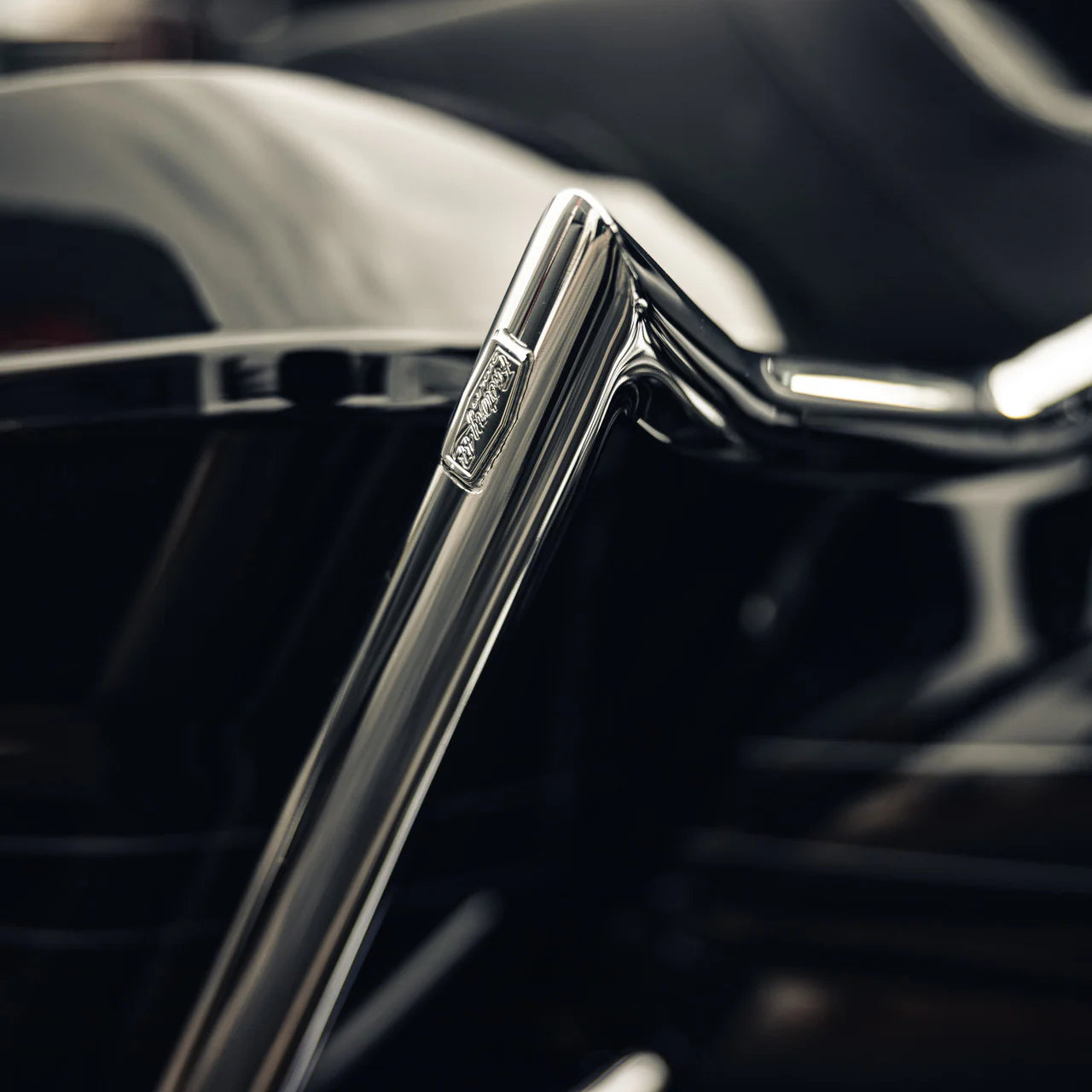 1997-2023 Touring Meathook Bag Guard – Chrome