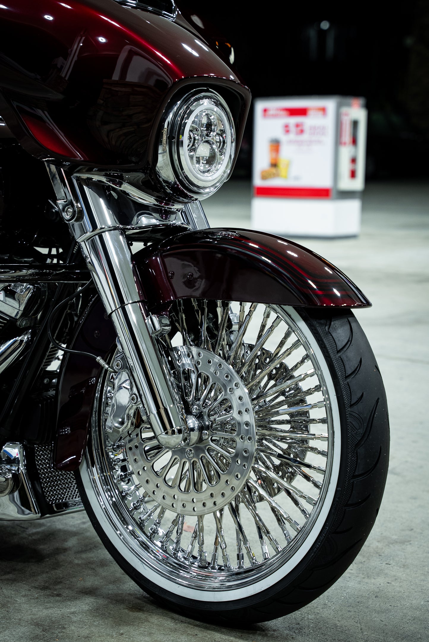 2024+ Touring All Chrome Twisted Spokes