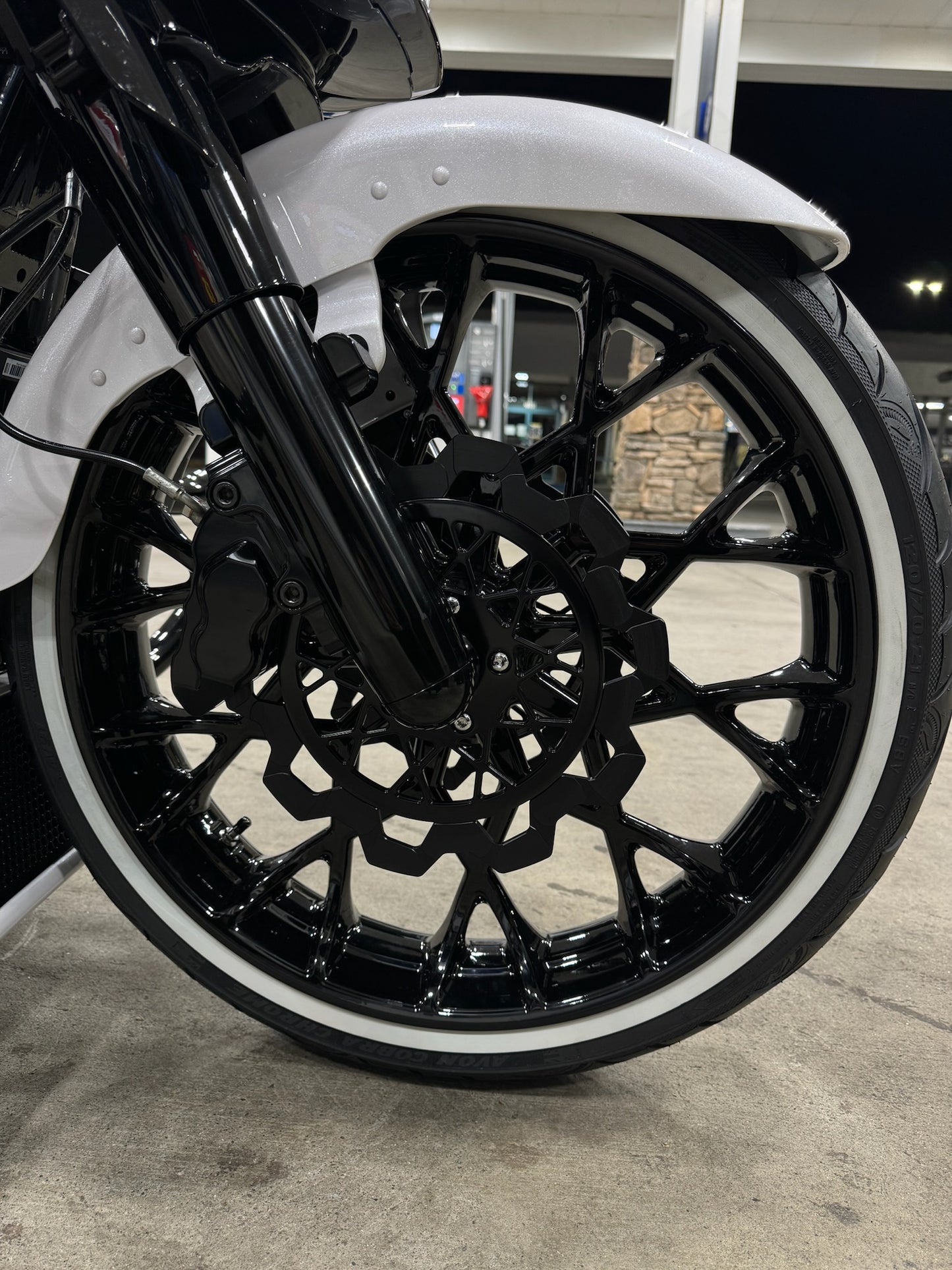 All Black 2 Piece Floating Performance Rotors