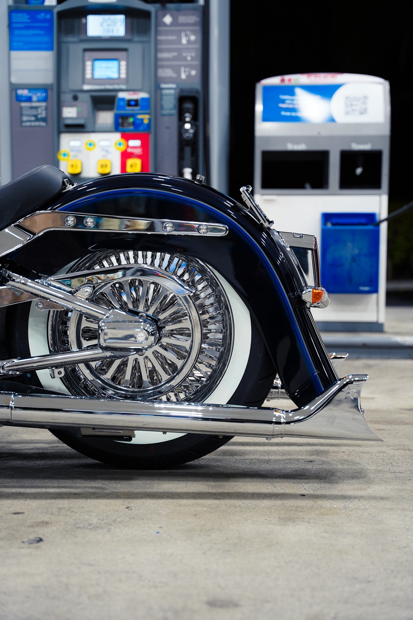 Softail Dual Fishtail Exhaust