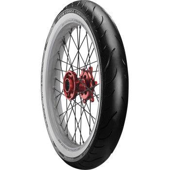 Front Tire 120/70-21 - Avon Wide Whitewall Tire - 68V Avon
