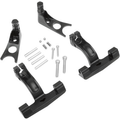 Passenger Floorboard Mount Black FLST