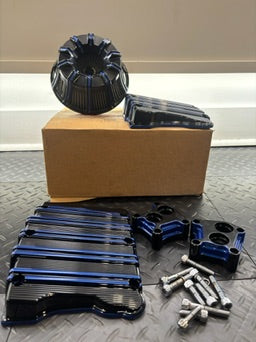 08- 16 Touring - Rocker Box Cover - Air breather - push rod base cover