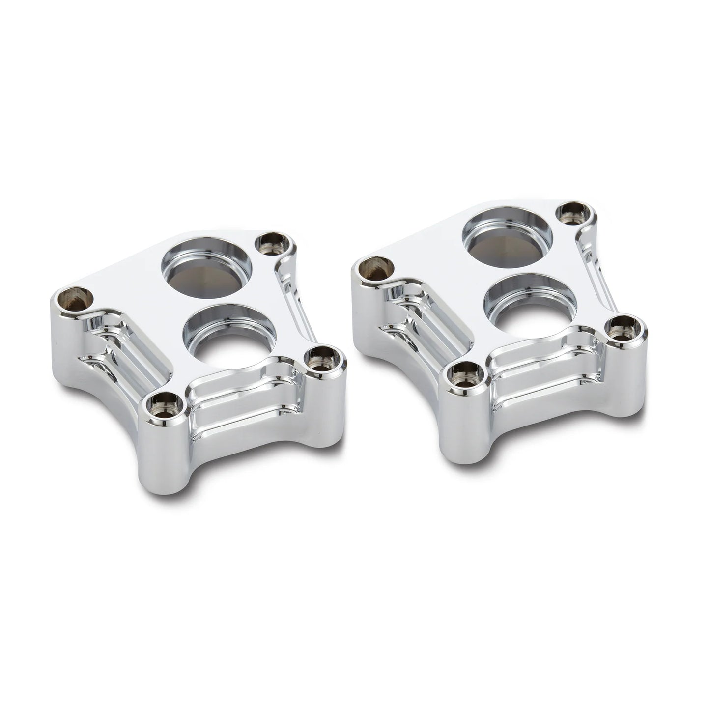 10 Gauge Lifter Block Covers Chrome