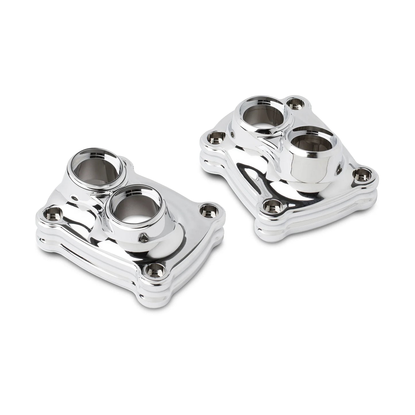 10 Gauge Lifter Block Covers Chrome