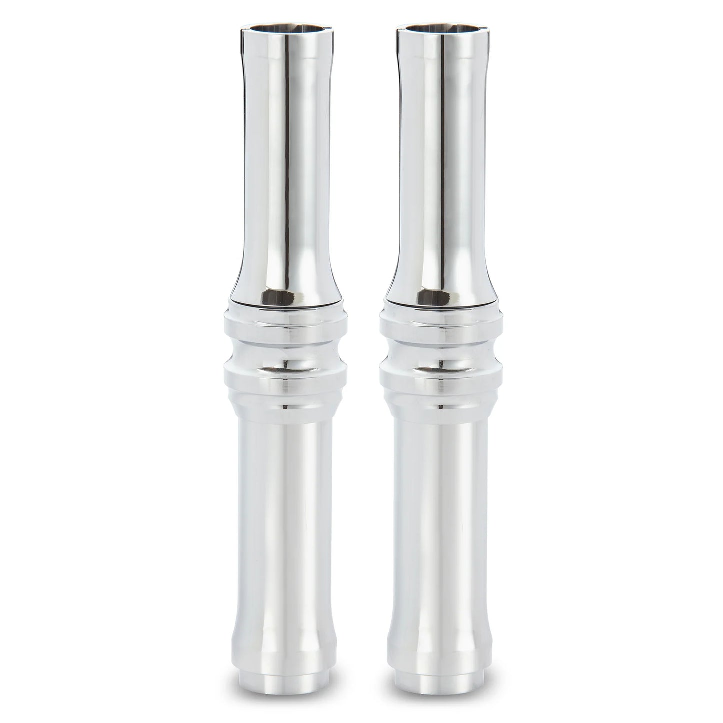 10-GAUGE PUSHROD TUBE COVERS CHROME