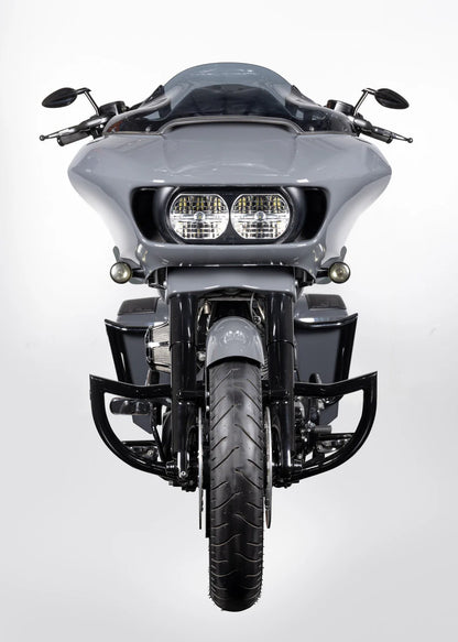 2009+ Touring Meathook Engine Guard – Black (Low)