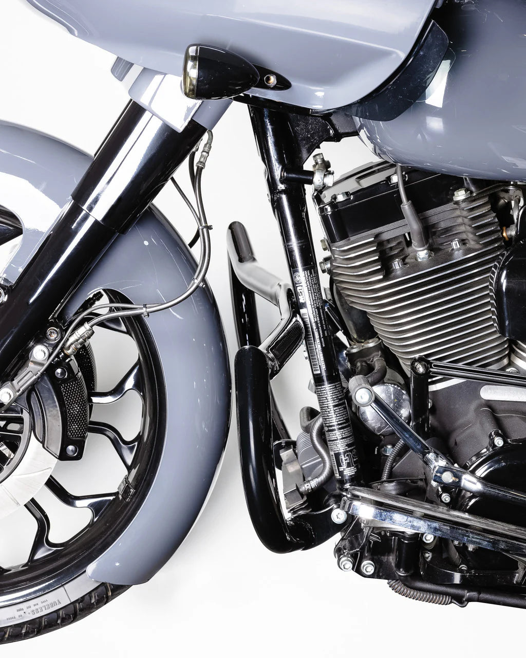 2009+ Touring Meathook Engine Guard – Black (Low)