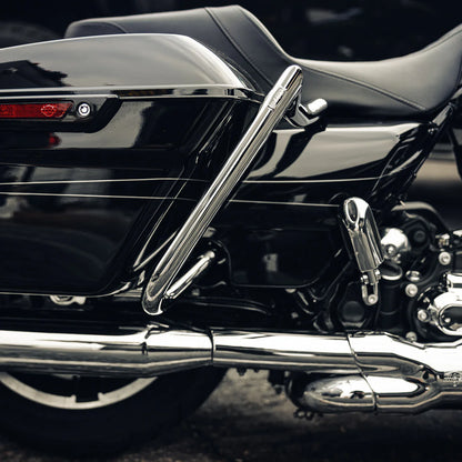 1997-2023 Touring Meathook Bag Guard – Chrome