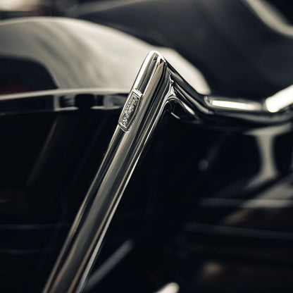 1997-2023 Touring Meathook Bag Guard – Chrome