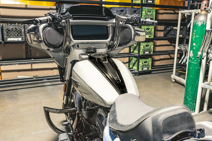 2024+ Touring Meathook Engine Guard – Black Chrome (Low)