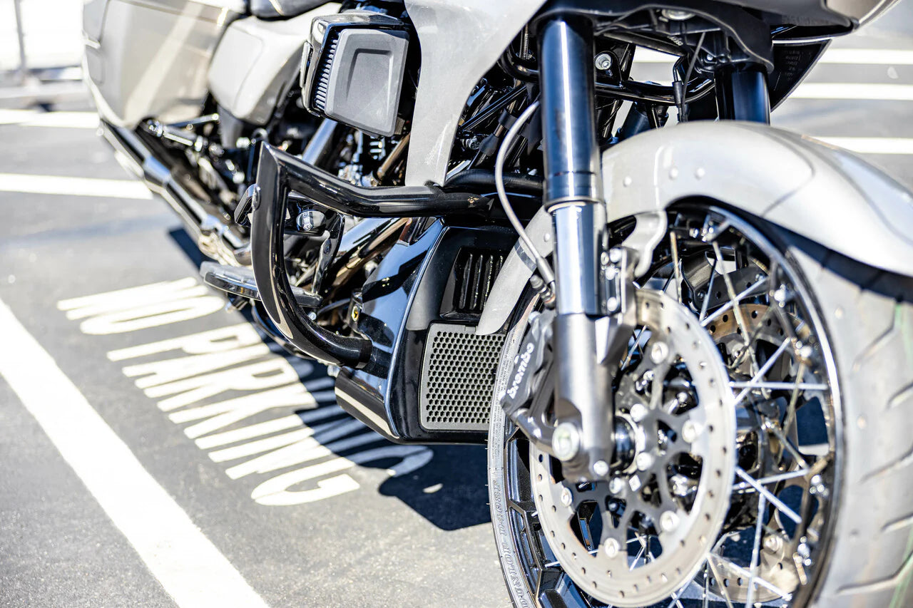 2009+ Touring Meathook Engine Guard – Black (Low)