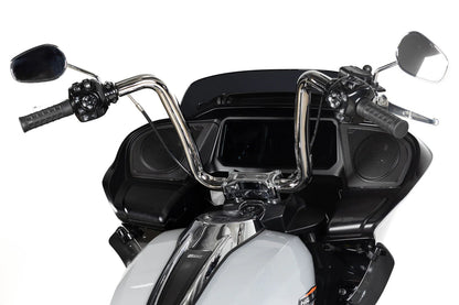 2024+ Road Glide Traditional Handlebars – Chrome Finish