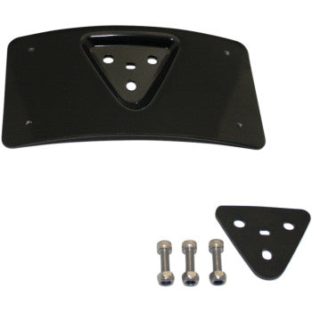 CURVED License Plate Mount - BLACK