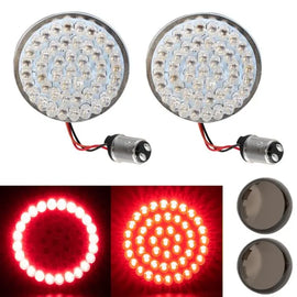 LED REAR Turn Signals for Harley-Davidson® | 1157 Base, Bullet Lens