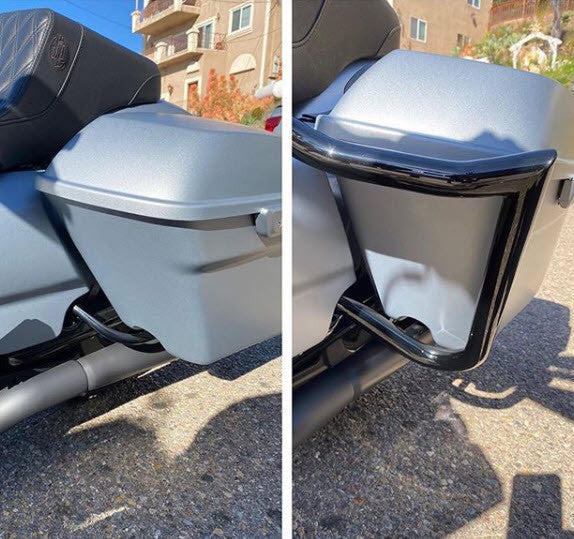 1997-2023 Touring Meathook Bag Guard – Black