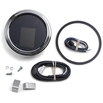 SOFTAIL / TOURING Tank Speedometer - Chrome Bezel - 4.5" (SEE FITMENT BELOW)