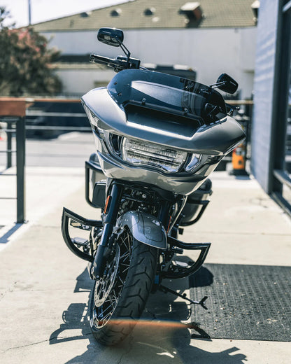 2009+ Touring Meathook Engine Guard – Black (Low)
