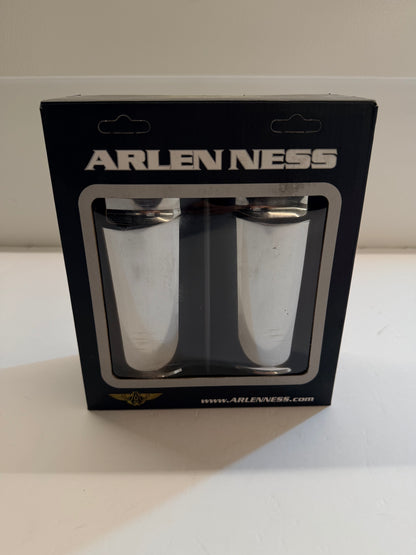 Arlen Ness Smooth Chrome Fork Boots – Harley Touring FLT 1986-2013