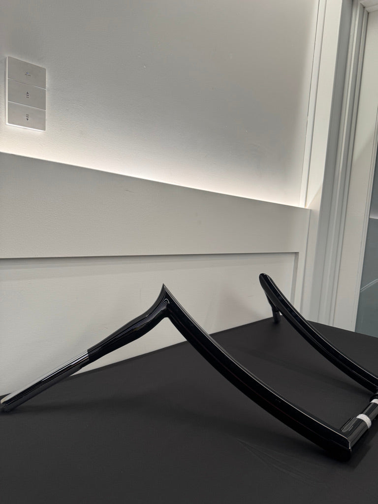 Used 16" Gloss Black Meathook Handlebars (Softail & Roadking)