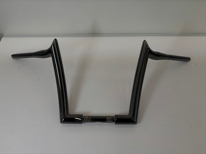 12” Meat Hook Handlebars – Black Chrome