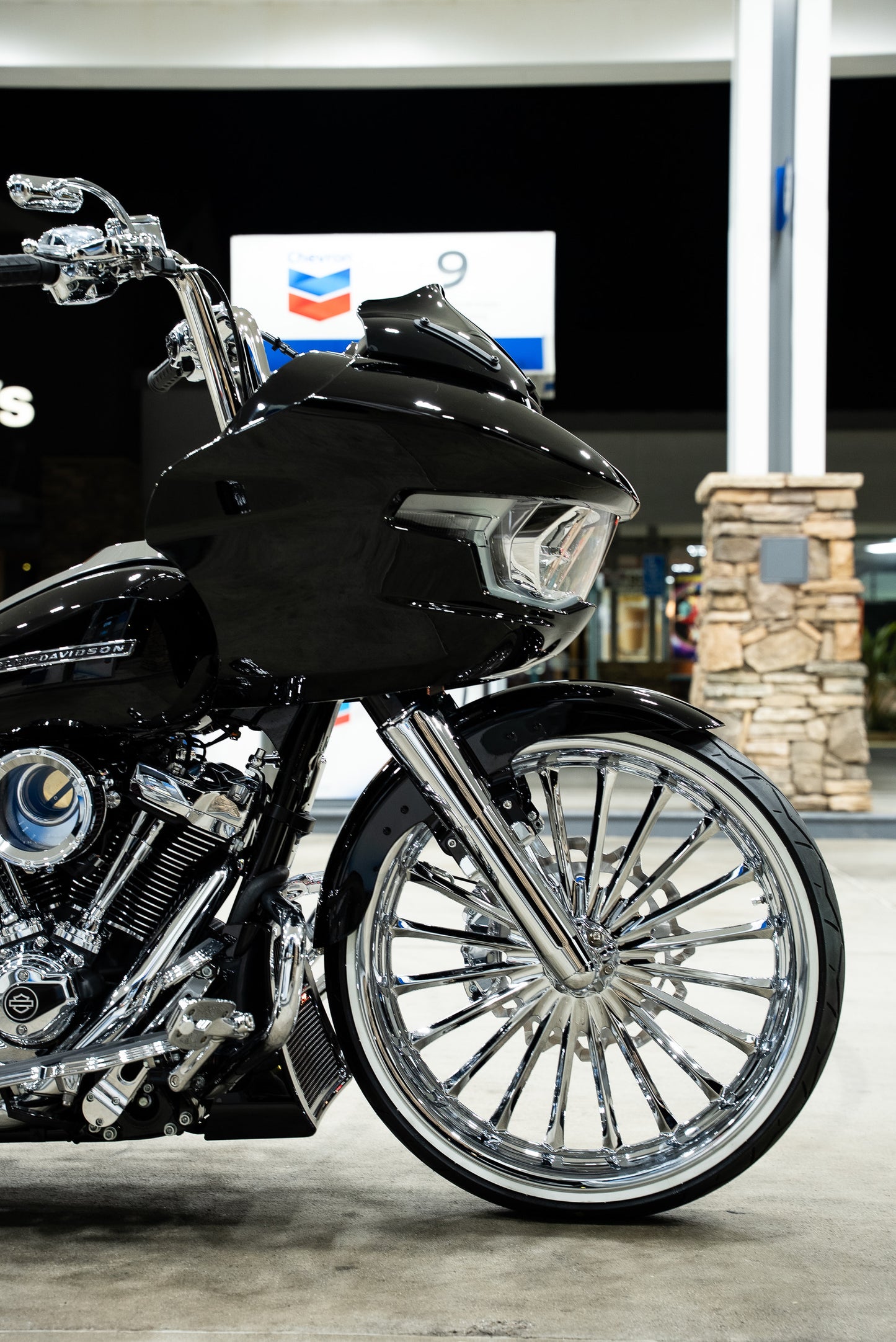 23' Chrome Wide Spoke Wheel Package