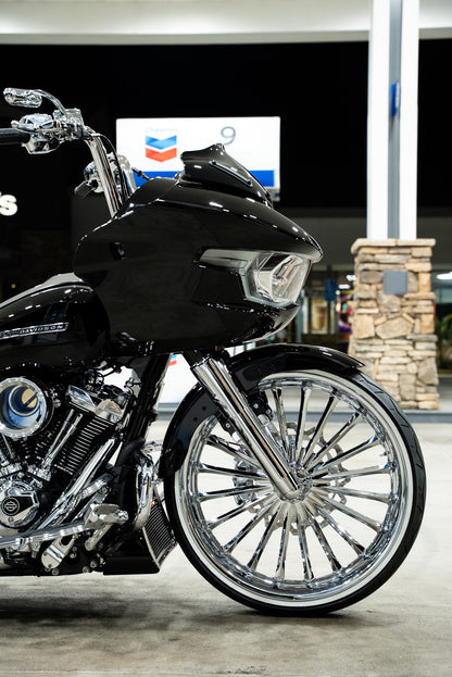 23' Chrome Wide Spoke Wheel Package