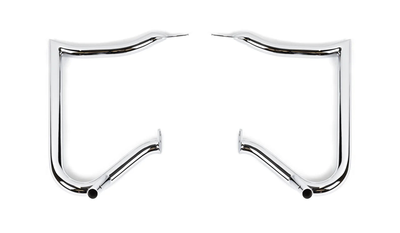 1997-2023 Touring Meathook Bag Guard – Chrome