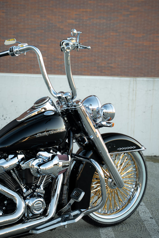 Harley Handlebar Risers | Long Beach Custom Baggers – Long Beach Custom ...