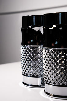 Fork Bell Slider Covers Cross Cut Chrome