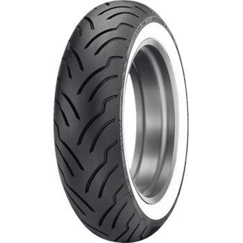 Rear Tire- 180/65B16 - Wide Whitewall - 81H Dunlop