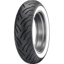 Rear Tire- 180/65B16 - Wide Whitewall - 81H Dunlop