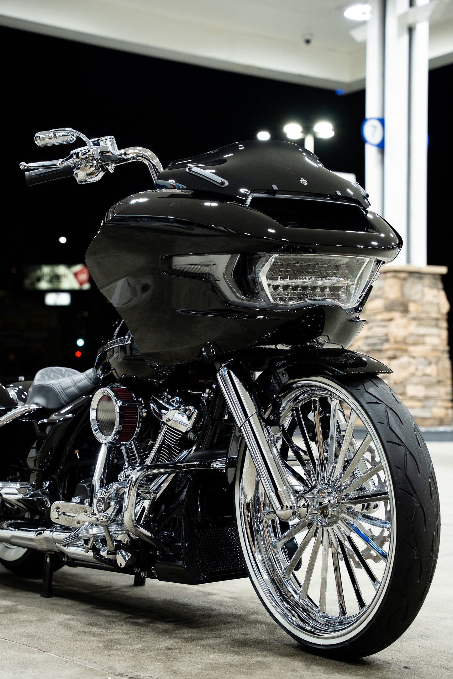 23' Chrome Wide Spoke Wheel Package