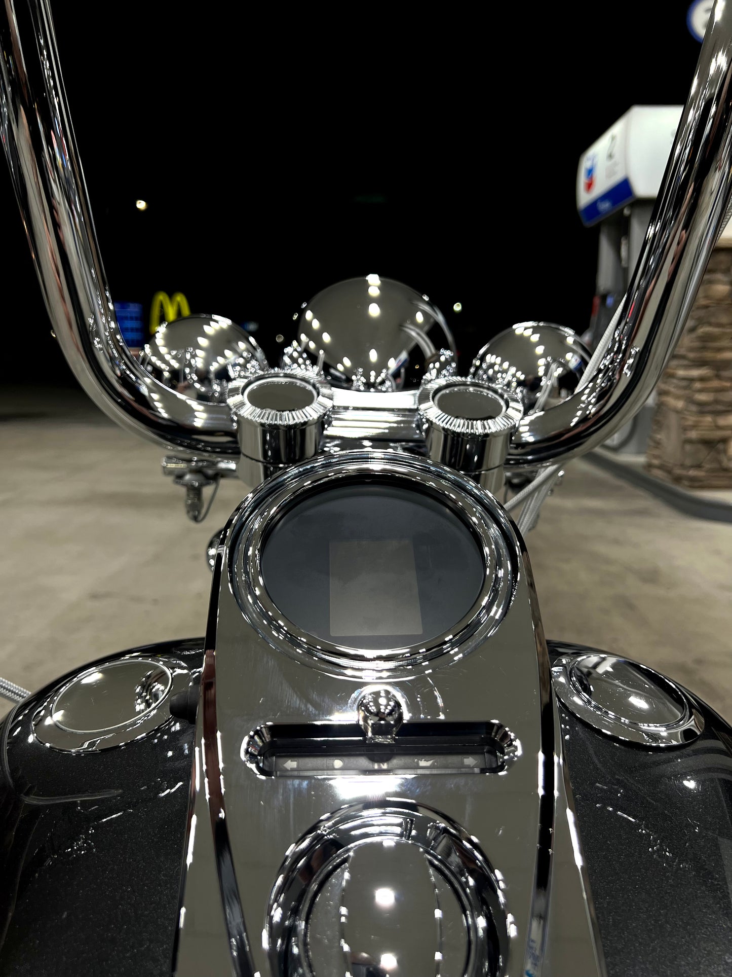 SOFTAIL CHROME DASH COVER