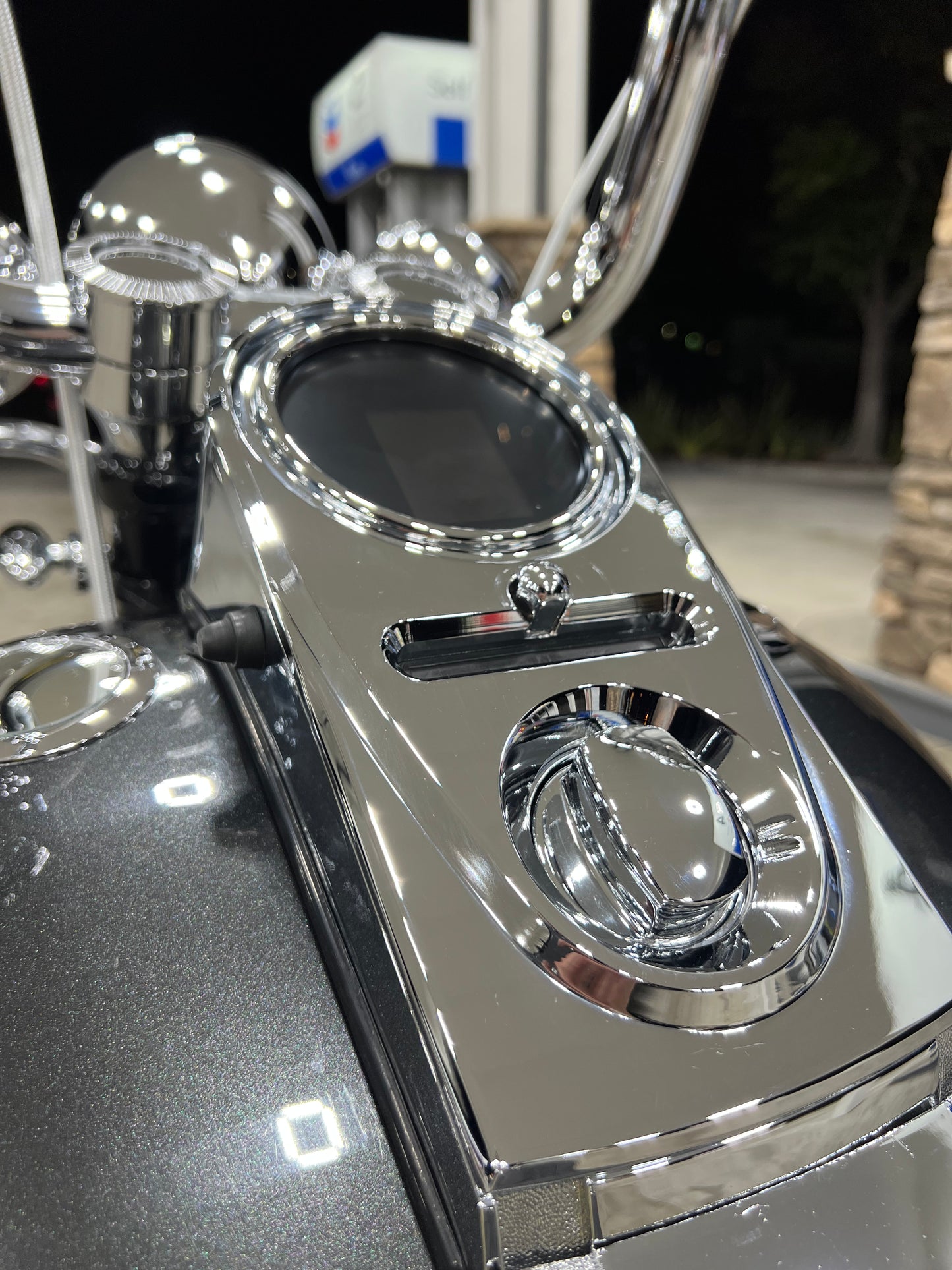 SOFTAIL CHROME DASH COVER