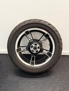 Harley-Davidson OEM Rear Wheel Black w/ Machined Accents + Dunlop Tire 180/65B16 – Touring 2009+ Used