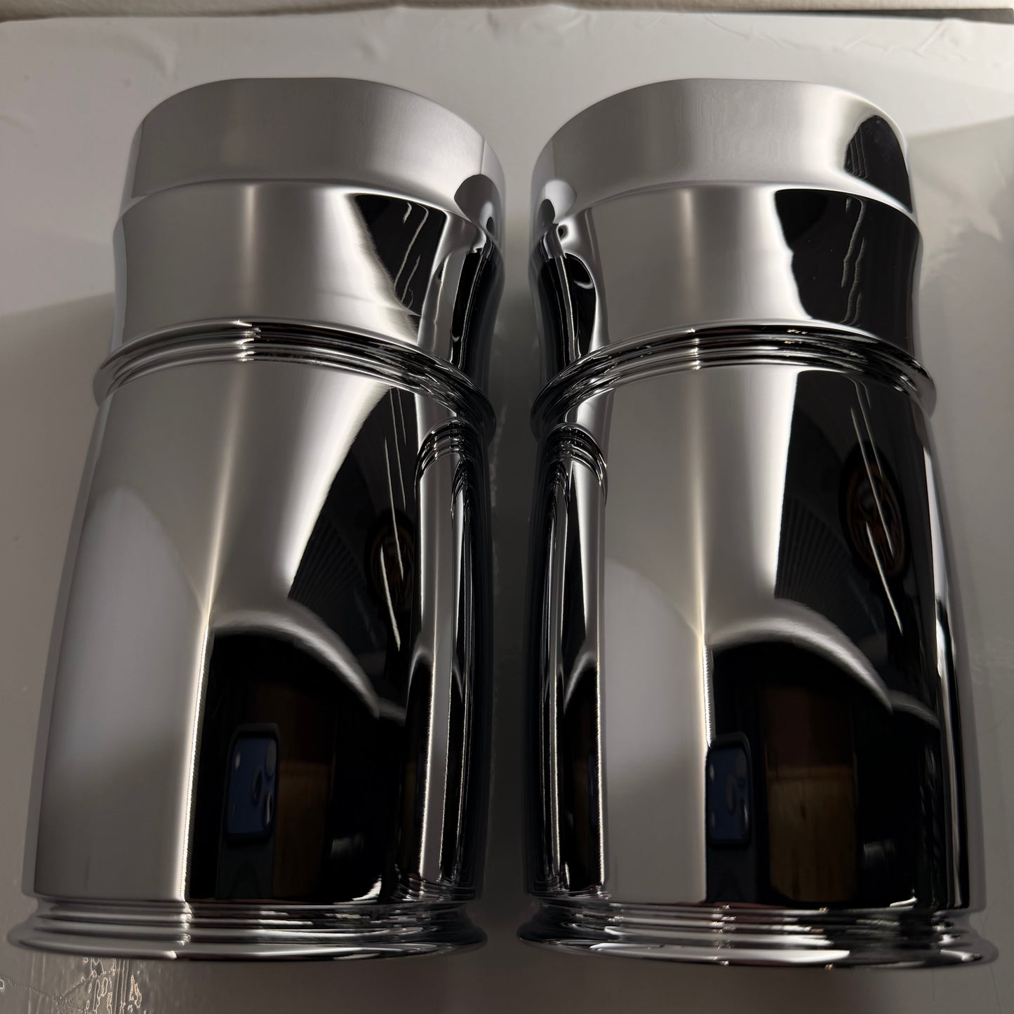 Softail or Touring Chrome Boot - Cans for Fork legs