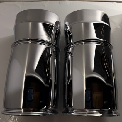 Softail or Touring Chrome Boot - Cans for Fork legs