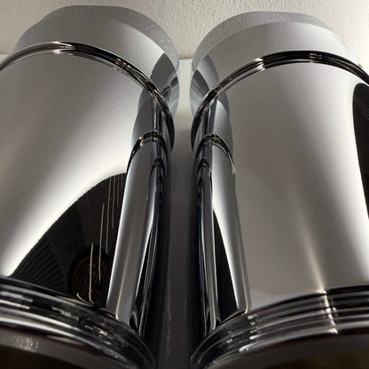 Softail or Touring Chrome Boot - Cans for Fork legs
