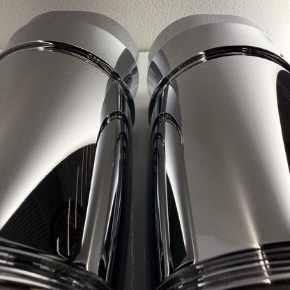 Softail or Touring Chrome Boot - Cans for Fork legs