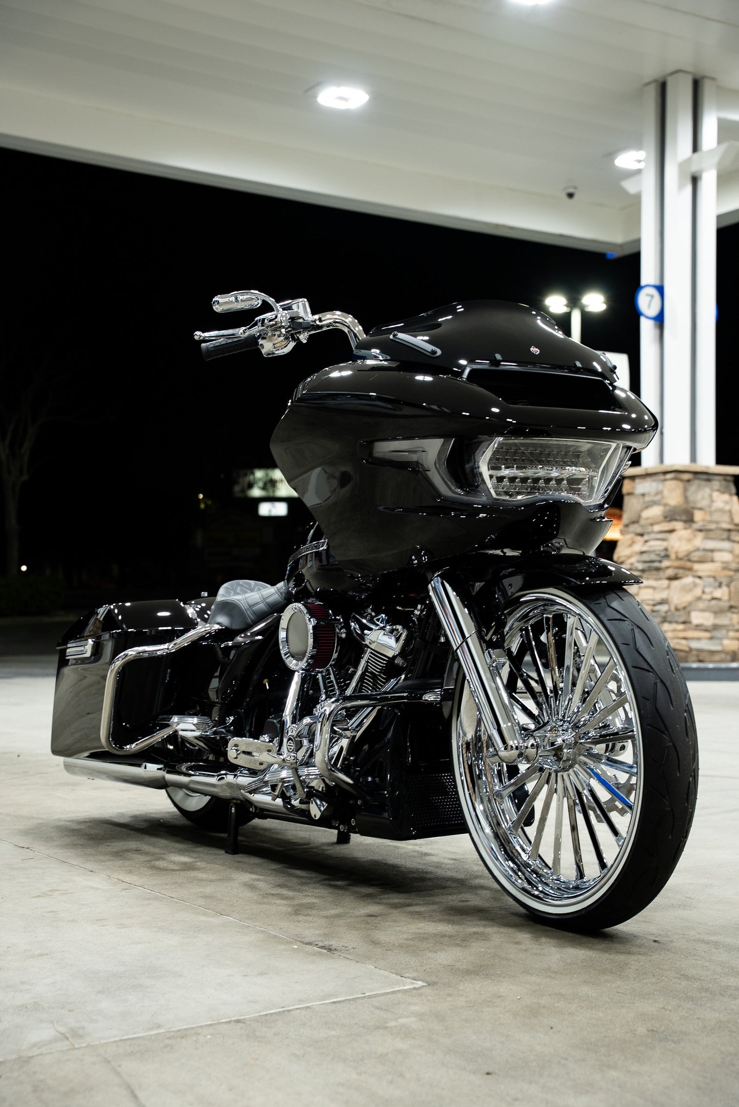 23' Chrome Wide Spoke Wheel Package