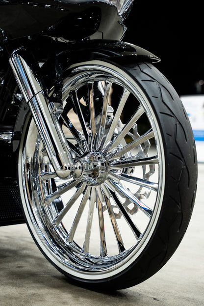 23' Chrome Wide Spoke Wheel Package