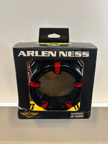 Arlen Ness Performance Air Cleaner Cover – Black/Red (ARB E.O. D-639-9)