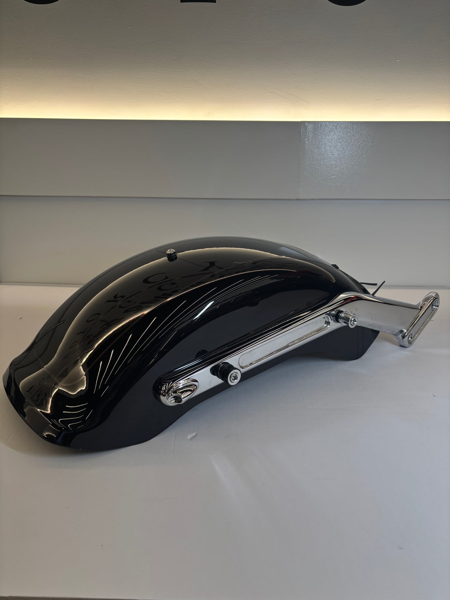 2018+ Harley Fat Boy Rear Fender – OEM Black