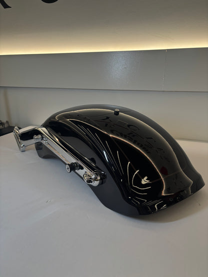 2018+ Harley Fat Boy Rear Fender – OEM Black