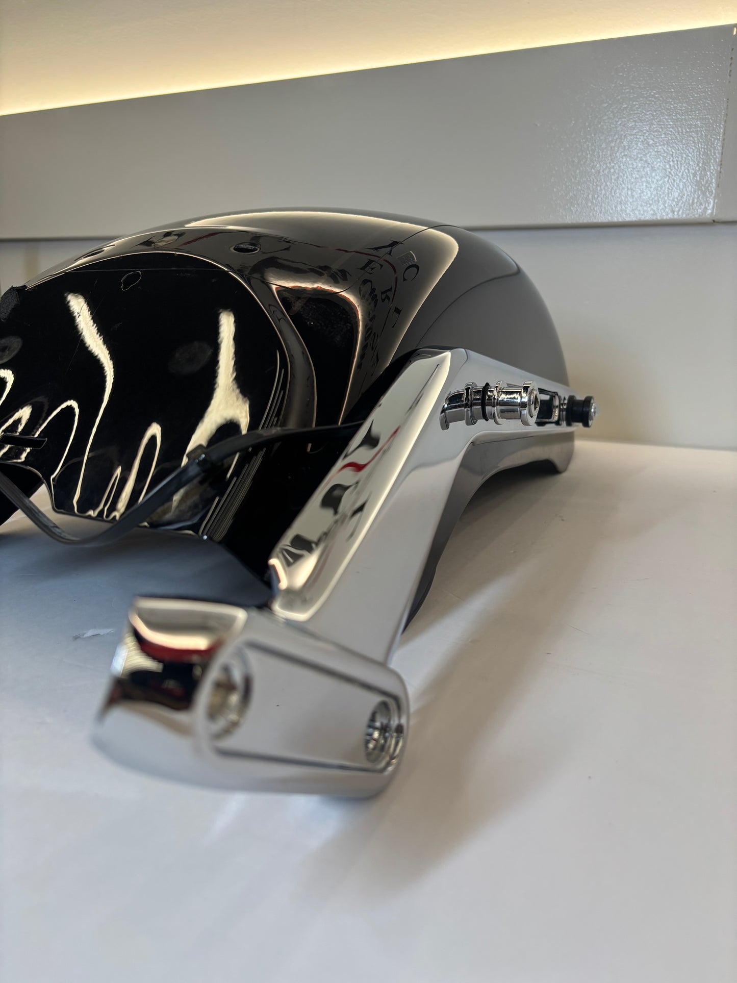 2018+ Harley Fat Boy Rear Fender – OEM Black