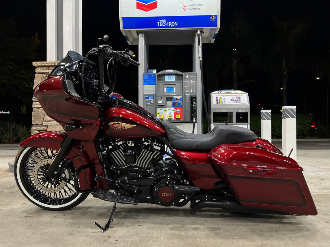 Custom Machine Air Riders Harley Air Ride Suspension Kits & Parts | Long Beach Custom Baggers ...