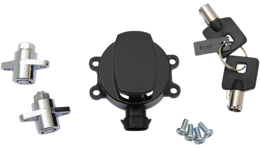 Black Ignition Switch & Bag Locks
