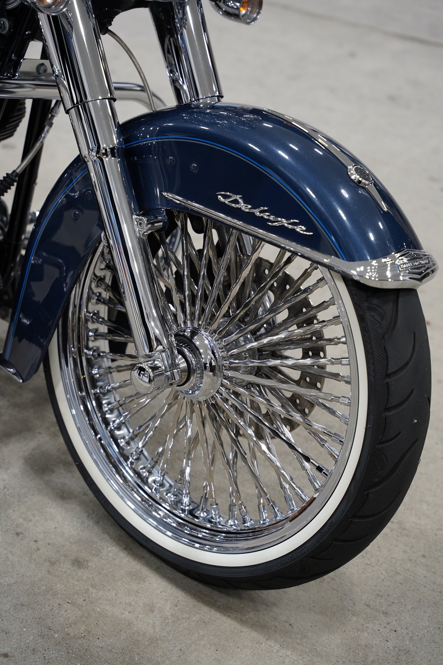 All Chrome Twisted Spokes (Softail)