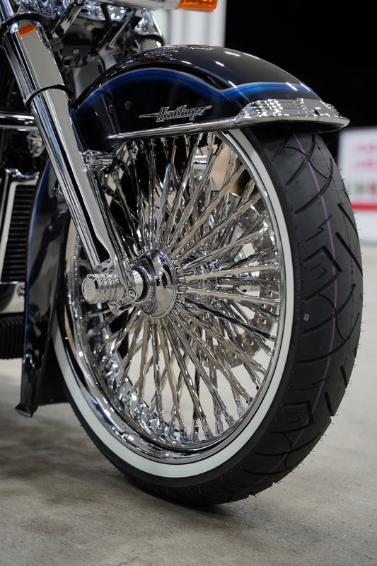 All Chrome Twisted Spokes (Softail)